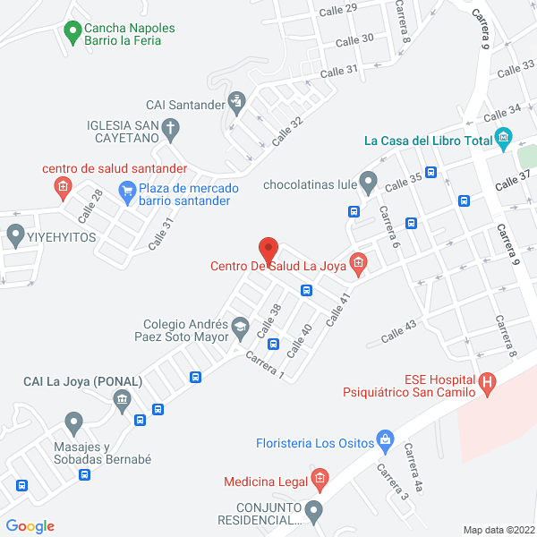 Map of Iván Santos Ballesteros