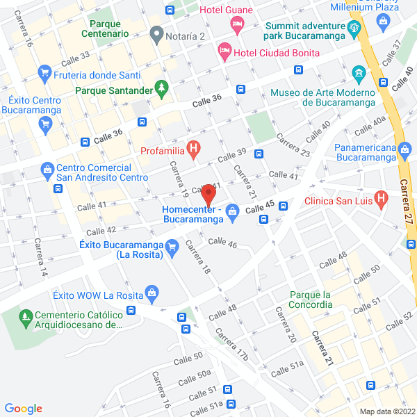 Map of Litografia Osma Impresores