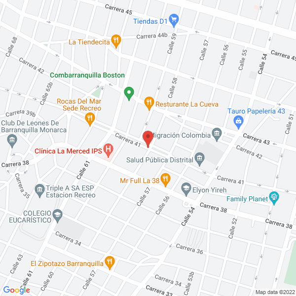 Map of Laboratorios Robbin S.A.S.