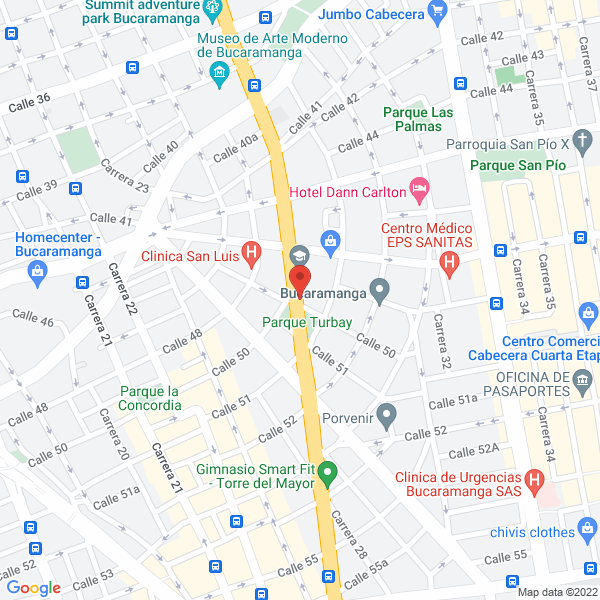 Map of Electro Rey S.A.S