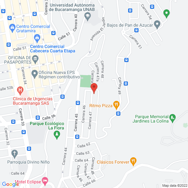 Map of Dotaciones Aldana