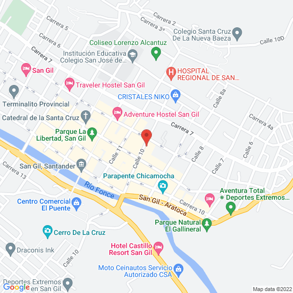 Map of Abogada Sandra Milena Parra Murillo