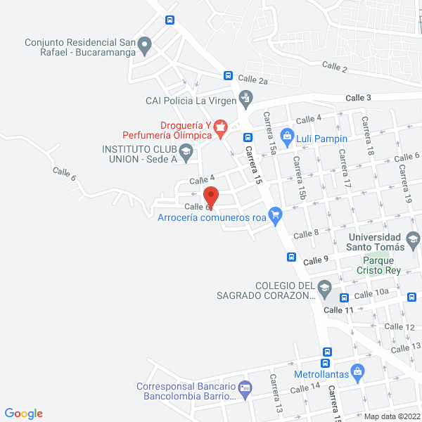 Map of Acarreos Mudanzas Del Sur