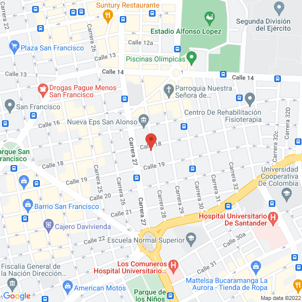 Map of Academia Taller Amalia De Ospino
