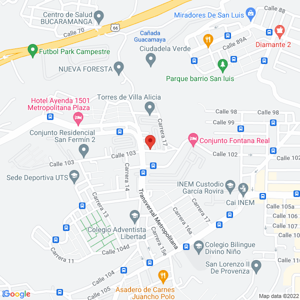 Map of Accesorios Cortinikool