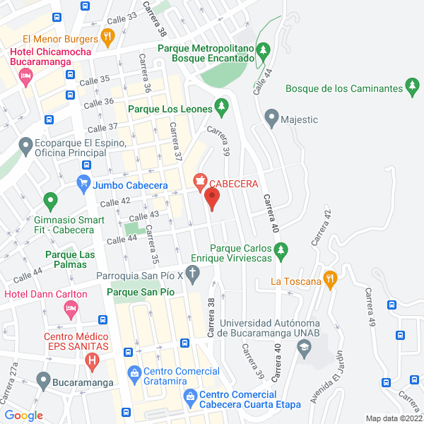 Map of Accesorios Y Florístería Floralia