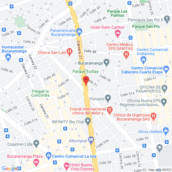 Map of Colegio Boston De Bucaramanga