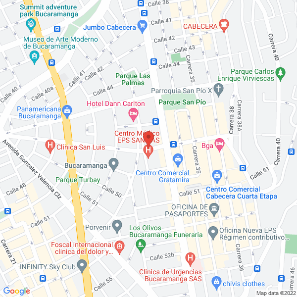 Map of Admascon Ltda.