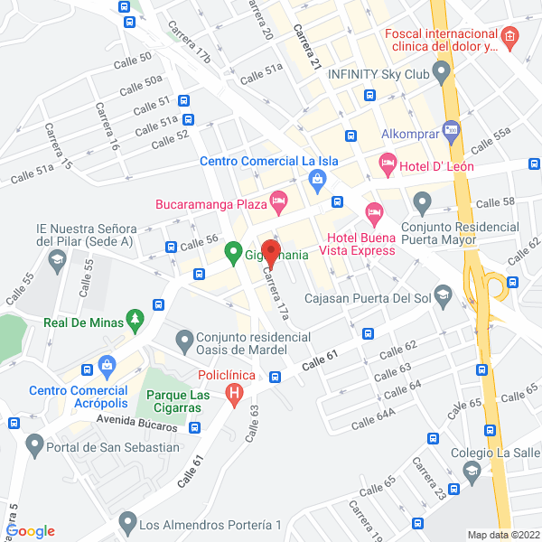Map of Acercold