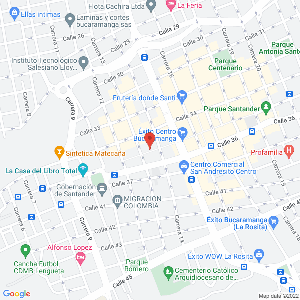Map of Agencia Compuluz Publicidad