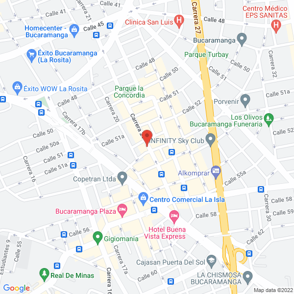 Map of Agrupacion Los Caballeros Del Sur