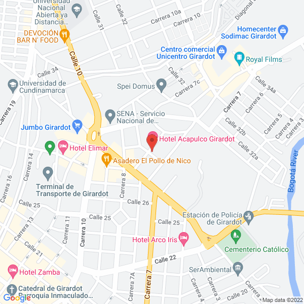 Map of Jomi Recreaciones