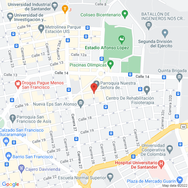 Map of Agrupacion Musical Miguel Rey Orquesta