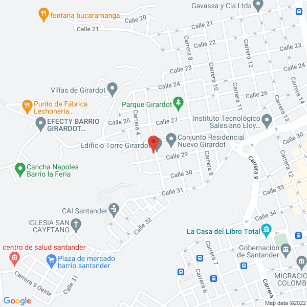 Map of Almacén Y Taller La Magia De La Lavadora
