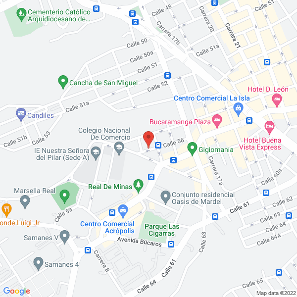 Map of Almacén De Materiales El Boyaco