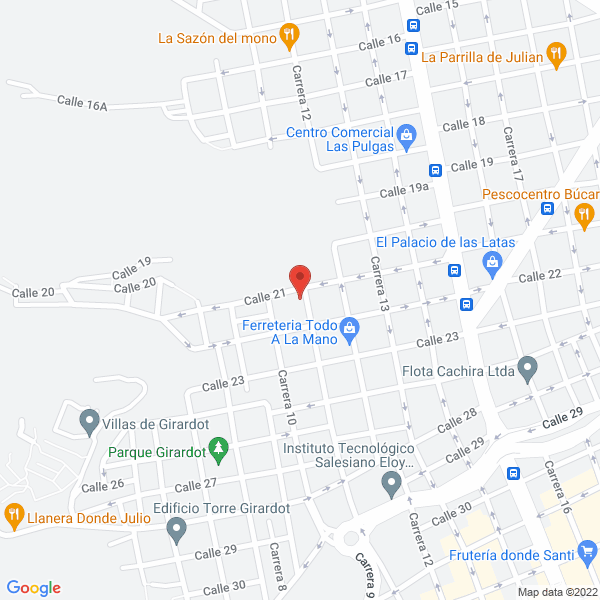 Map of Almacén Y Tornillería La 11