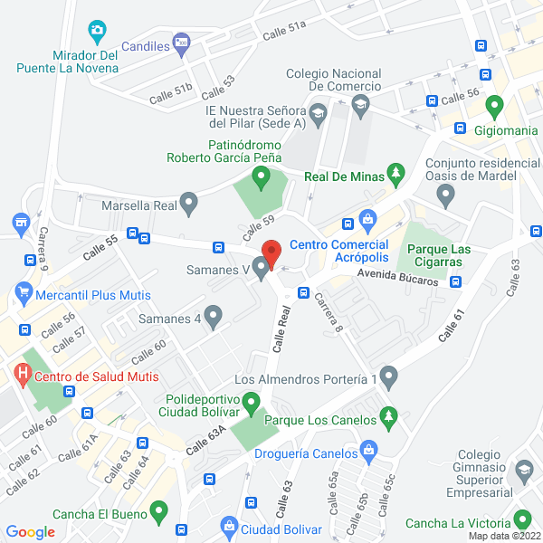 Map of Alquiler De Lavadoras Davis