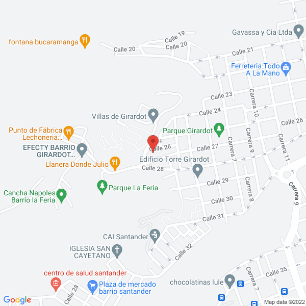 Map of Alquiler De Lavadoras Brayan