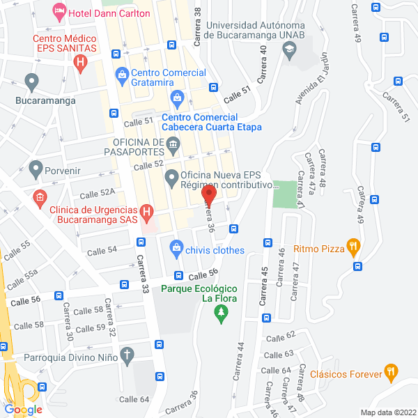 Map of Atletica Casa Deportiva
