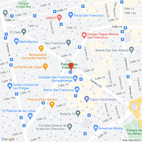 Map of Manejar Ltda.