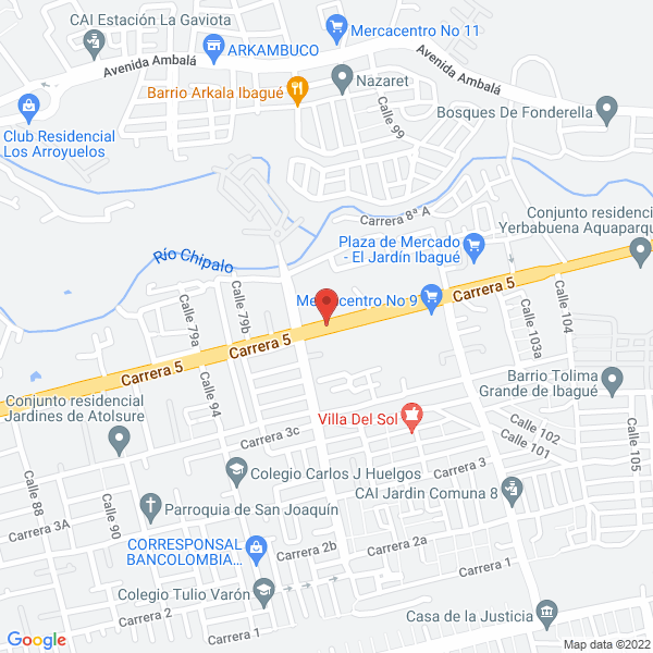 Map of Autopartes Npr Sas