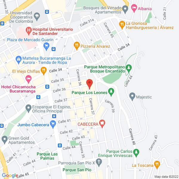Map of Almuerzos Caseritos Los Originales