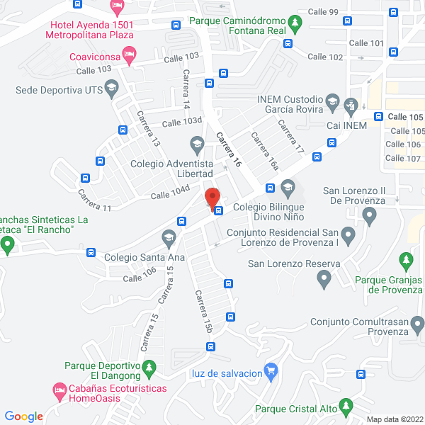 Map of Angarita Gómez Mauricio