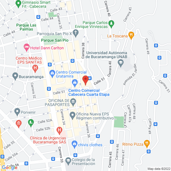 Map of Vernier S.A.S.