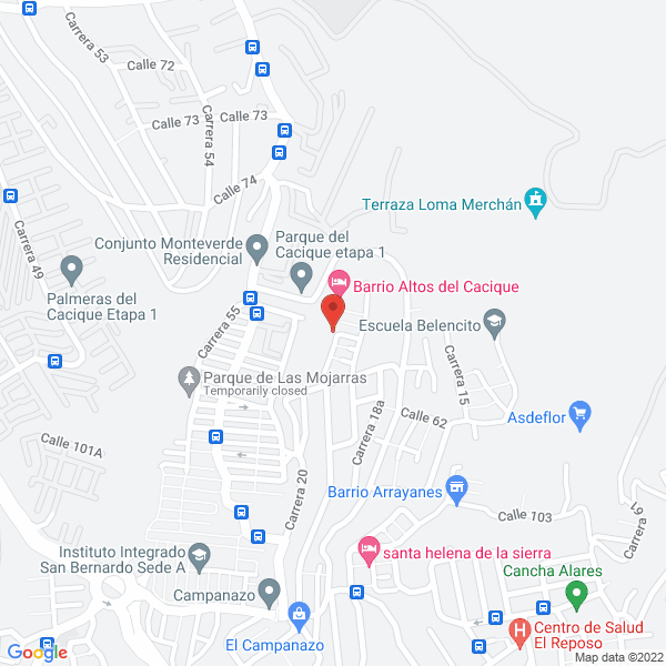 Map of Tecnoconstrucciones
