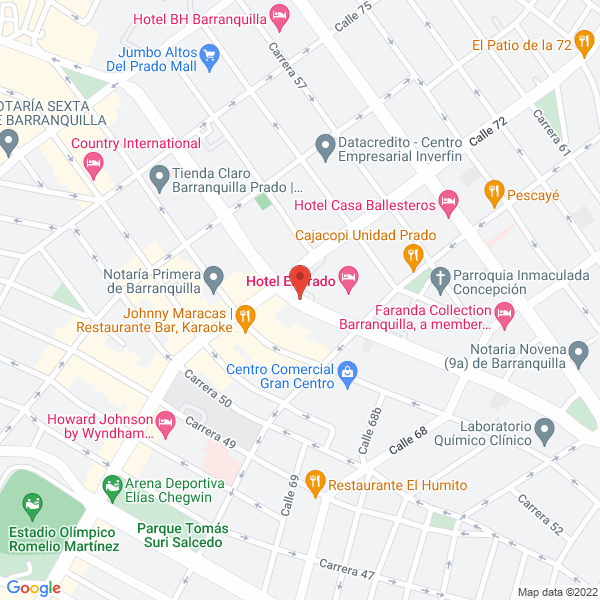 Map of Autos Del Milemum
