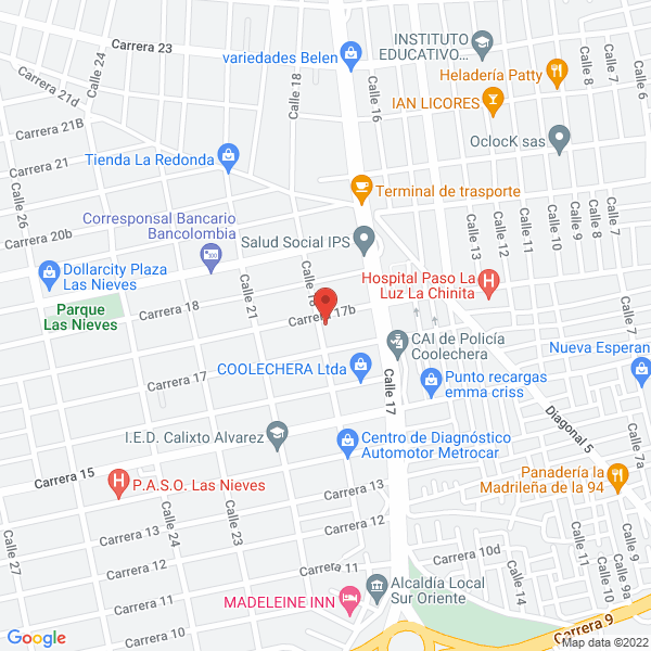 Map of Armando Muebles