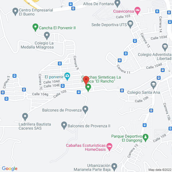 Map of Asadero El Porvenir