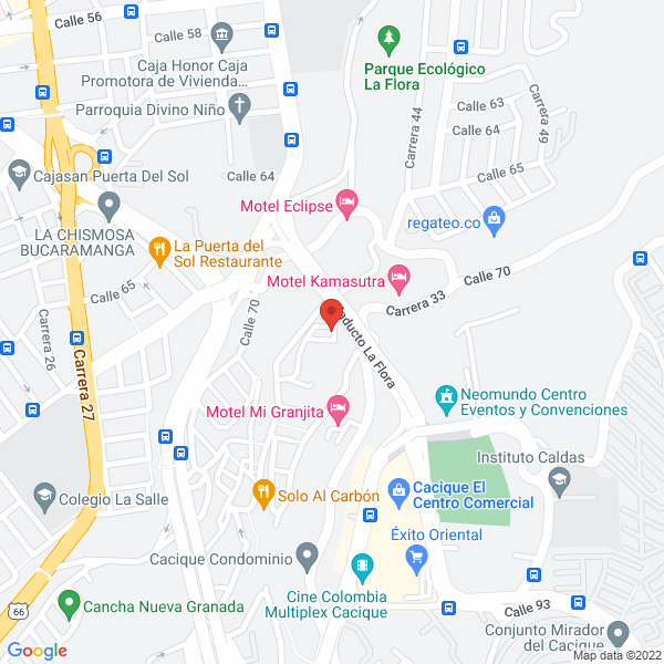 Map of Báez Cote Asesores De Seguros Ltda.