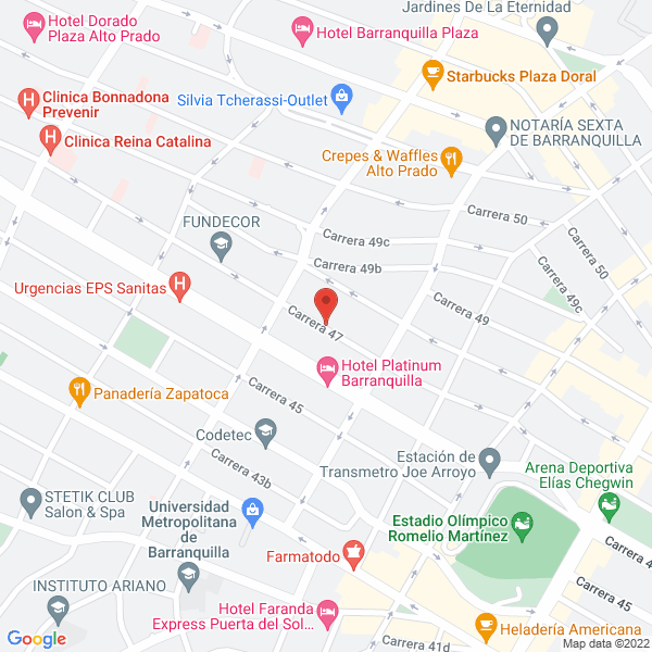 Map of Bakehouse S.A.S