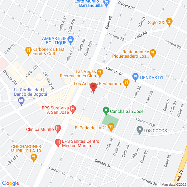 Map of Aquatec Servicios Y Suministros Ltda.