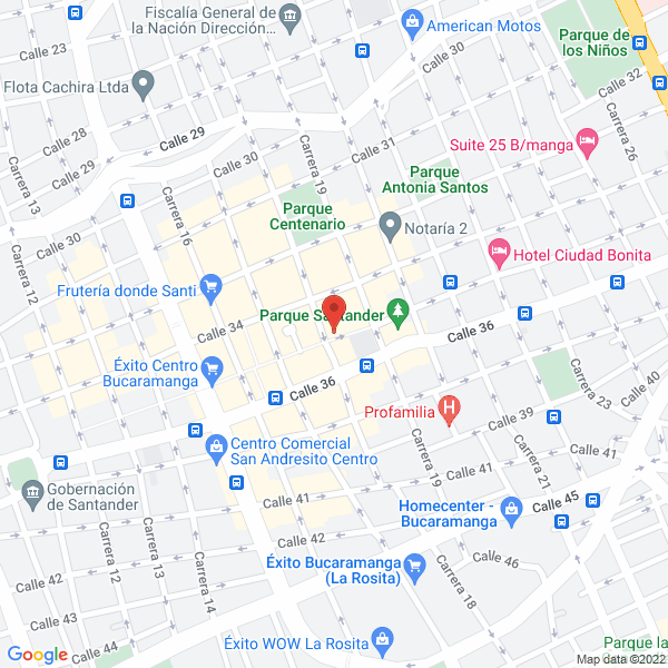 Map of Armando José Arenas Uribe