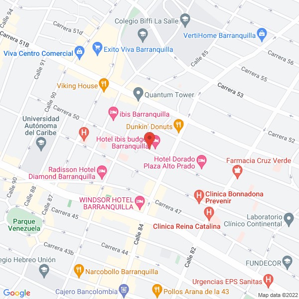 Map of Armando Pezzano Cúa Ltda