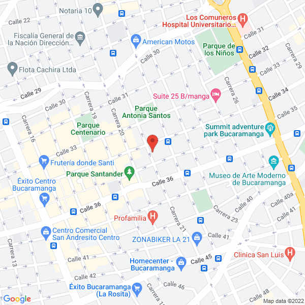 Map of Bucamotos