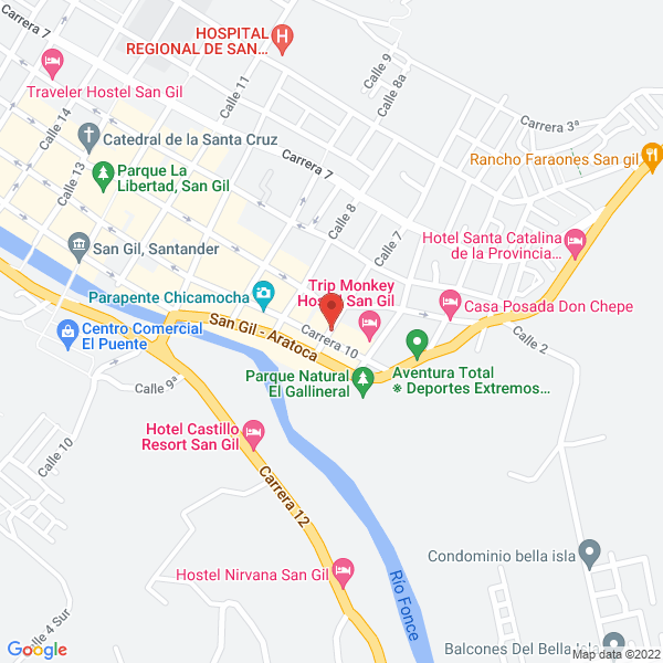 Map of Bicicletería El Ring