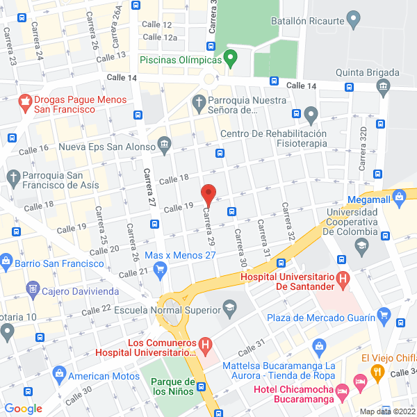 Map of Arepas Ocañeras Barbatusco