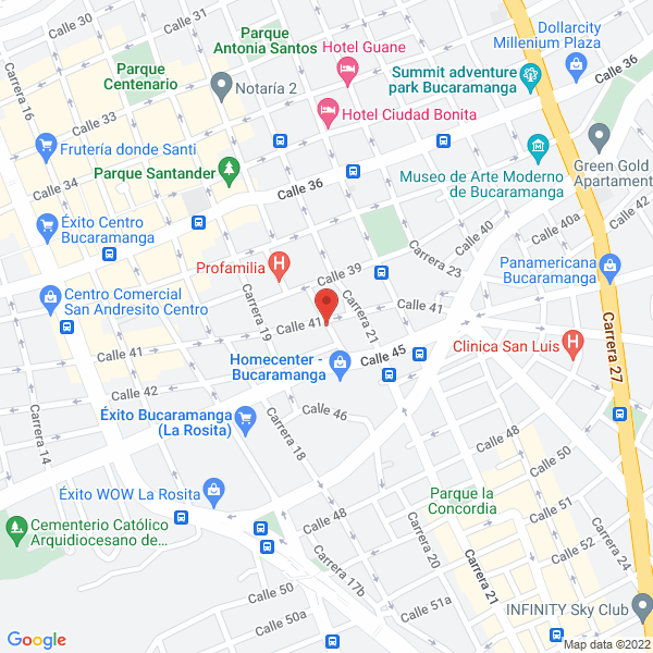Map of Basculas Y Balanzas Metropeso
