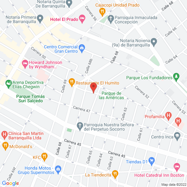 Map of Audan Ltda.