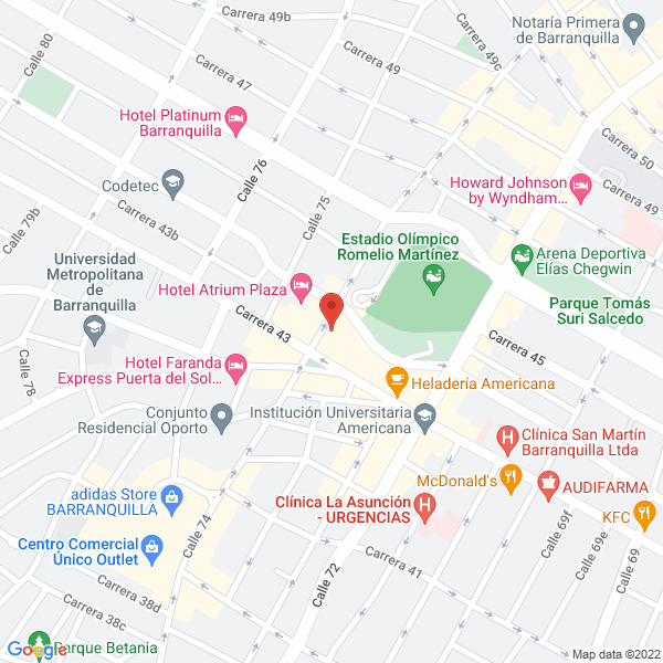 Map of Avisos Avisar