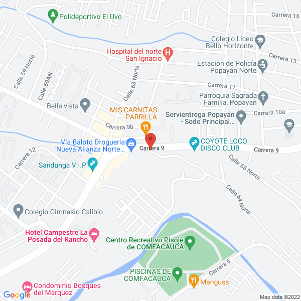Map of Calimallas Y Gaviones