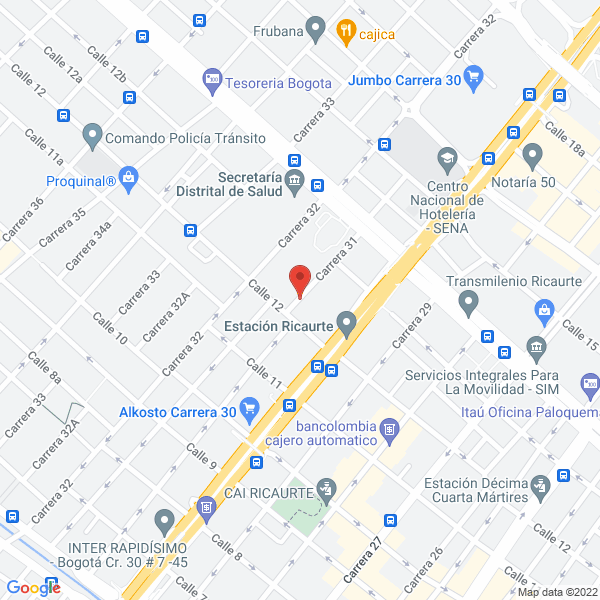Map of Bolsas Panzzer Biodegradables