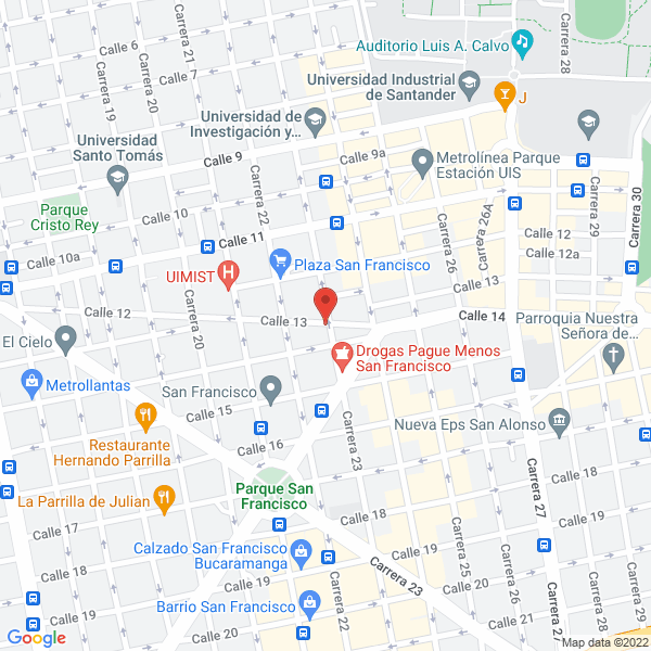 Map of Avícola La Sabana
