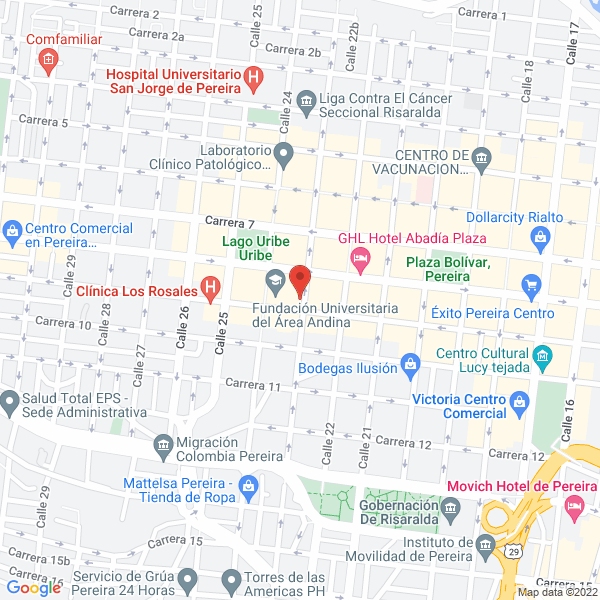 Map of Centro Comercial Lago Plaza