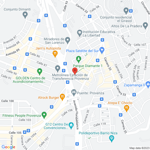 Map of Carbón & Leña