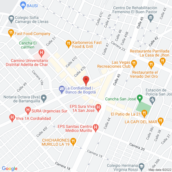 Map of Carmundo Tecnicentro Ltda.