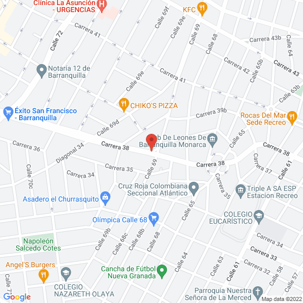 Map of Burbukids Recreacion